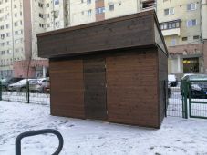 Megnyitnák tavasszal a csíkszeredai Goga sétány kerékpártárolóit